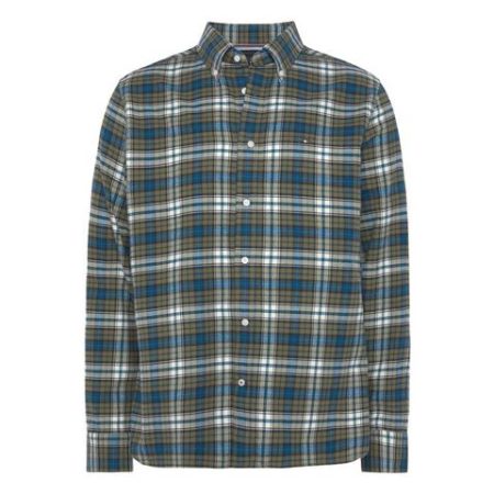 Tommy Hilfiger Geruit overhemd BRUSHED TOMMY TARTAN SMALL SHIRT