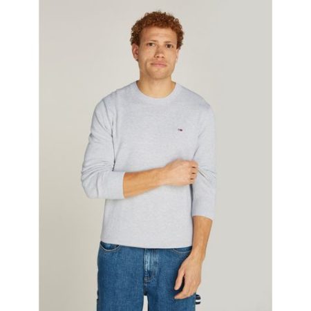 TOMMY JEANS Trui met ronde hals TJM SLIM ESSENTIAL LIGHT SWEATER