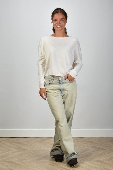 Les Tricots de Lea trui Monroe 37088 milk