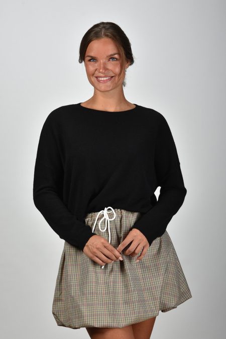 Les Tricots de Lea trui Monroe 37088 noir