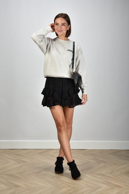 Isabel Marant trui Shad SW0054FA-A2M41I ecru