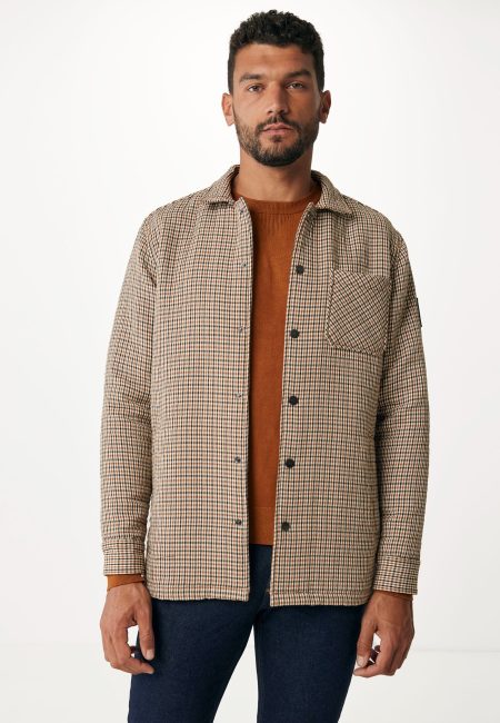 Geruite Jacket Tan