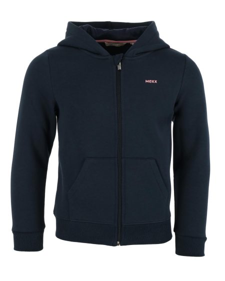 Hooded zipthrough Navy