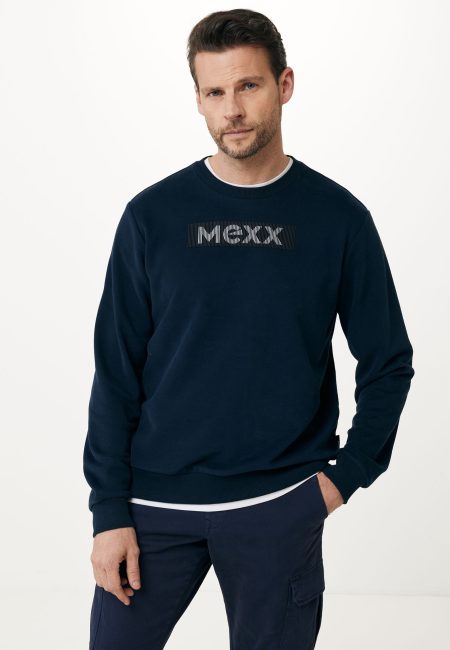 Sweater Met Logo Navy