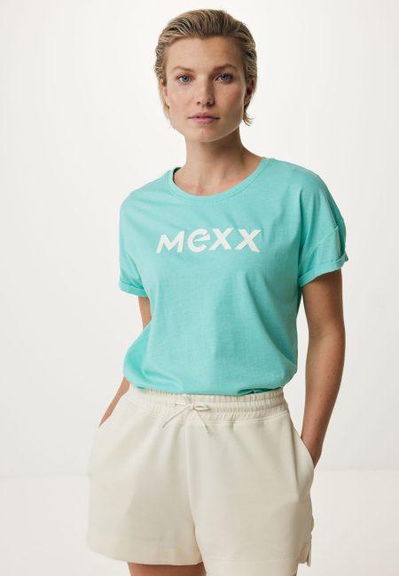 Fay Basic Oversized Tee Aqua Green