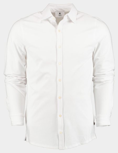Bos Casual hemd lange mouw Wit 9600424/100