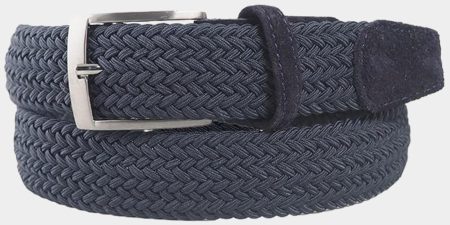 6Road Riem Blauw Ceintuur vlecht stretch suede 395050/47