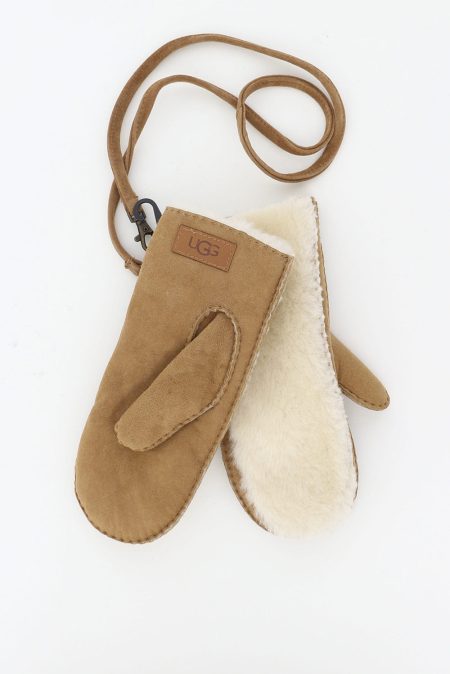 UGG handschoenen Exposed Sheepskin Mitten 22596 chesnut