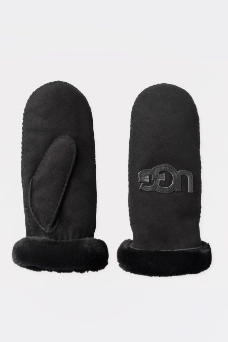 UGG handschoenen Sheepskin Embroidered Mitten 20932 black