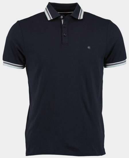 Bos Polo korte mouw Blauw Brick Polo Oxford Collar 24108BR06BO/290