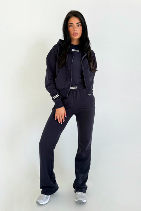 Unique The Label Molly Trainingspak Dames Donkerblauw - Maat XL - Kleur: Donkerblauw | Soccerfanshop