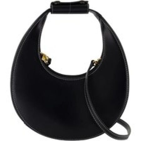 Staud Hobo bags - Mini Moon Bag - Leather - Black in zwart