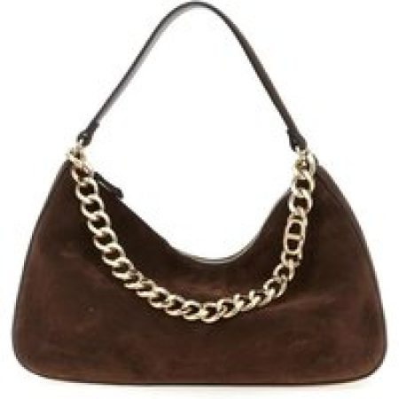 Twin-Set Hobo bags - 'Liliane' Medium Shoulder Bag in bruin