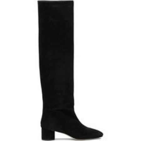 Aeydē Boots - Knee-High Boots With Pointed Toe in zwart
