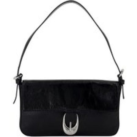 Staud Hobo bags - Harlow Shoulder Bag - Leather - Black in zwart