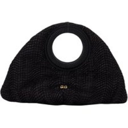 Cult Gaia Crossbody bags - Thais Top Handle Bag - Raffia - Black in zwart