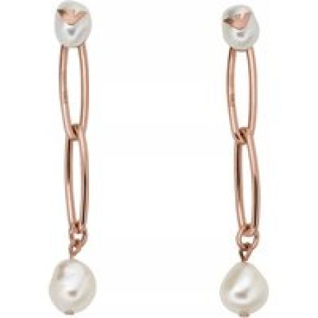 Emporio Armani Oorbellen - Stainless Steel Drop Earrings in quarz