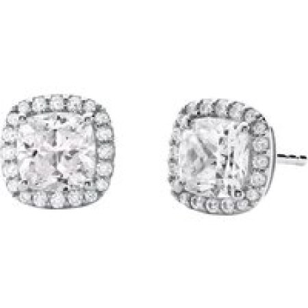 Michael Kors Oorbellen - Brilliance Sterling Silver Cushion Cut Earring in silver