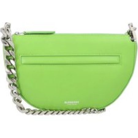 Burberry Hobo bags - Olympia Mini Leather Shoulder Bag in groen