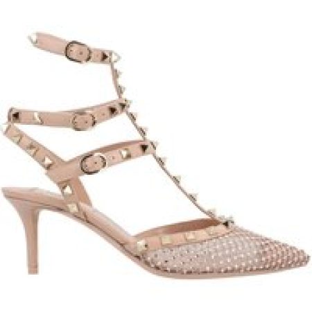 Valentino Garavani Hoge hakken - Rockstud Hill Pumps Multicolored in beige