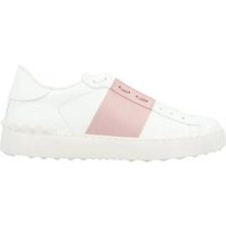 Valentino Garavani Low-Top Sneakers - Calfskin Sneakers With Contrasting Band And Rubber in wit