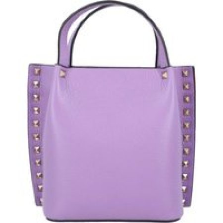 Valentino Garavani Shoppers & Totes - Rockstud-Embellished Tote Bag Purple in paars