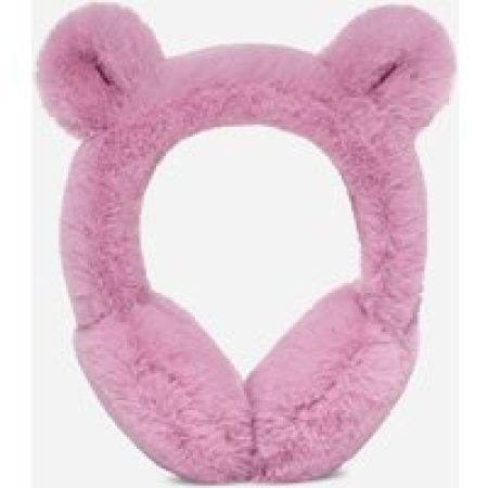 UGG® Oorwarmer van imitatiebont voor Grote Kinderen in Rose Quartz