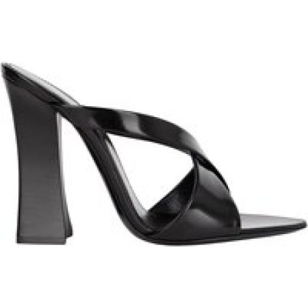 Saint Laurent Sandalen - Eva Mules Black in zwart