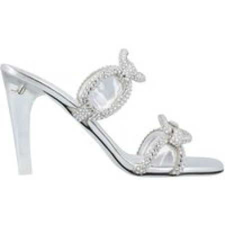 Valentino Garavani Sandalen - Chain 1967 Slide Sandals Silver in wit