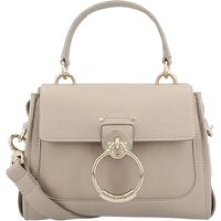 Chloé Hobo bags - Mini Tess Day Bag In Grained & Soft Leather in grijs