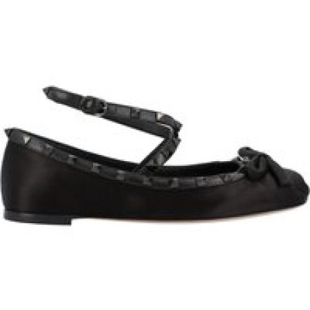 - Rockstud Ballerinas Black in zwart