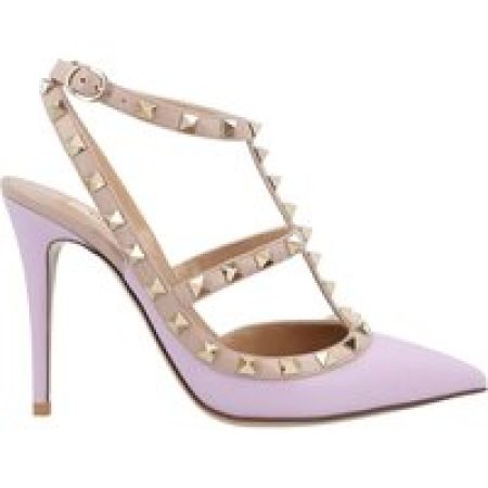Valentino Garavani Hoge hakken - Rockstud Pumps Purple in roze