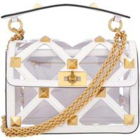 Valentino Garavani Hobo bags - Roman Stud Bag Transparent in wit