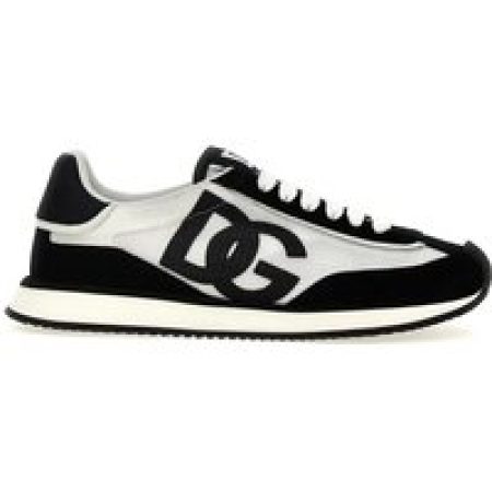 Dolce&Gabbana Low-Top Sneakers - 'Dg Cushion' Sneakers in zwart