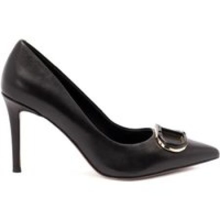 Twin-Set Hoge hakken - High-Heeled Black Pumps With Pointed Toe in zwart