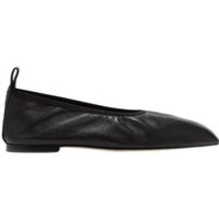 - Nomi Nappa Leather Black Ballerina in zwart