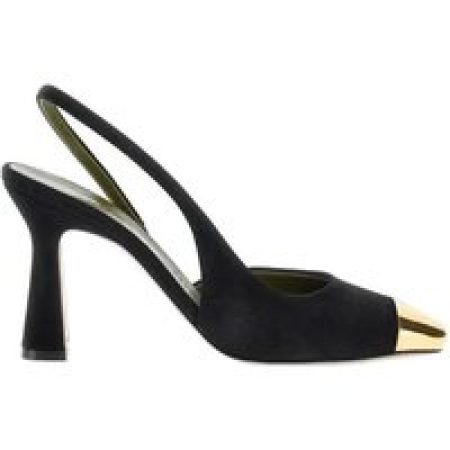 Maria Luca Hoge hakken - Eleonora Metal Toe Cap Sling Back in zwart