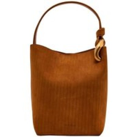J.W.Anderson Bucket bags - The Jwa Corner Bucket Bag Suede in bruin