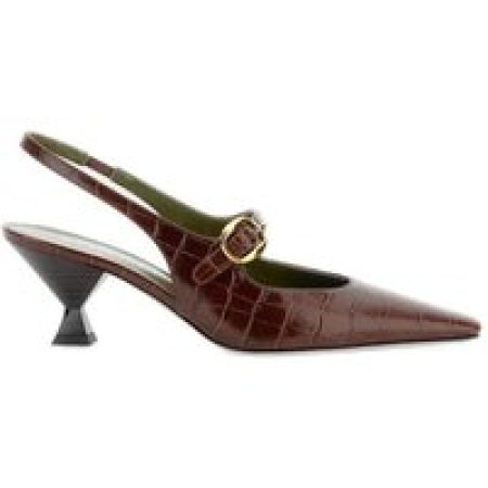 Maria Luca Hoge hakken - Natalia Sling Back in bruin