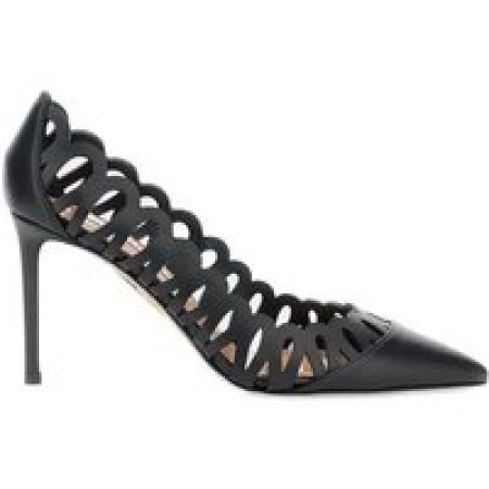Aquazzura Hoge hakken - Peep Pump 85 in zwart