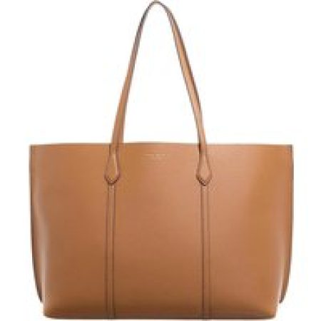 Tory Burch Shoppers & Totes - Structured Brown Leather Tote With Refined Details in bruin