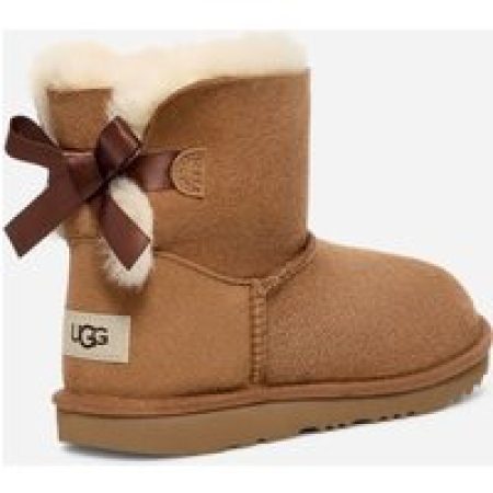 UGG® Mini Bailey Bow II-laars voor kinderen  in Brown