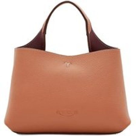 Tod's Shoppers & Totes - Mini Leather Shopping Bag in bruin