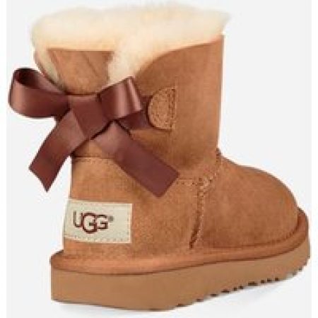 UGG® Mini Bailey Bow II-laars voor kinderen  in Brown