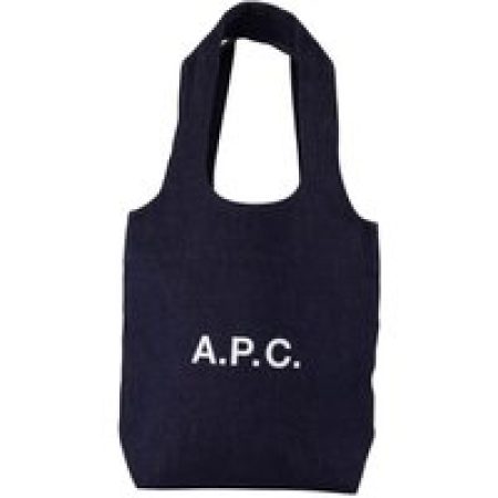 A.P.C. Shoppers & Totes - Ninon Small Shopper Bag - Cotton - Blue in blauw