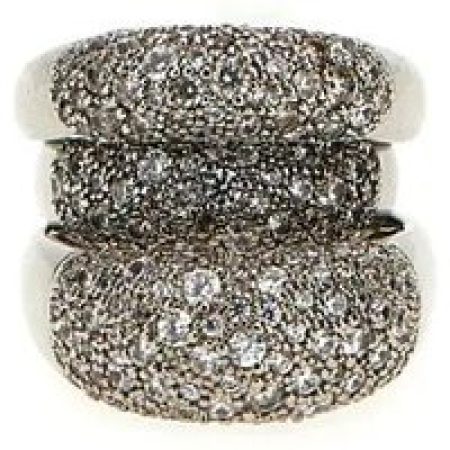 Panconesi Ringen - 'Blow Up Solar Crystal' Ring in multi
