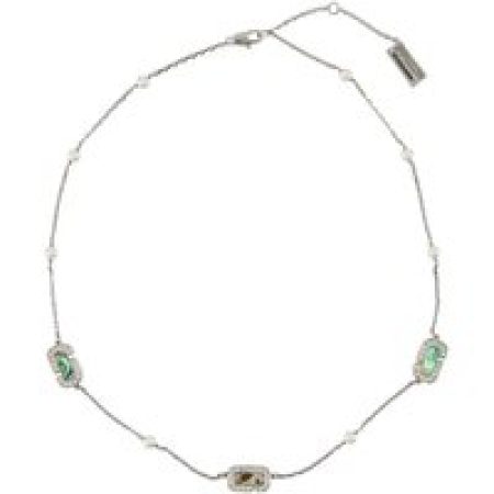 Marc Jacobs Kettingen - Abalone Necklace - Metal - Silver in silver