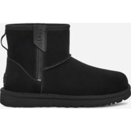 UGG® Classic Mini Bailey-laars met rits in Black