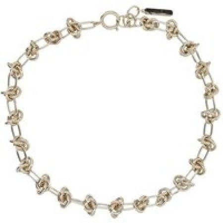 Justine Clenquet Kettingen - Gold Knot Chain Daria Choker in multi
