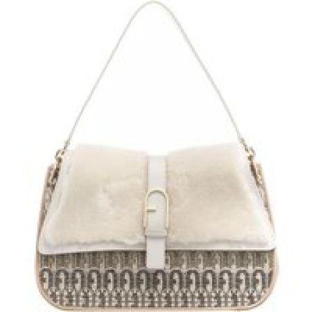 Furla Satchels - Furla Flow L Top Handle in grijs